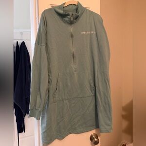 Missguided Green women’s Sweater Dress